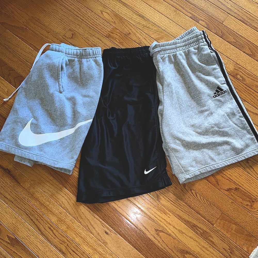 Bundle of three men’s athletic shorts